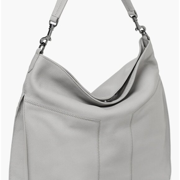 Botkier Trigger Pebbled Leather gray hobo bag - Picture 3 of 7